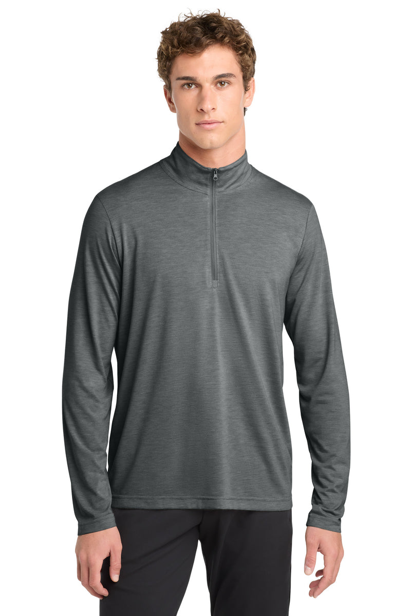 DRIEQUIP Tri-Blend 1/4-Zip Pullover with Moisture-Wicking Performance