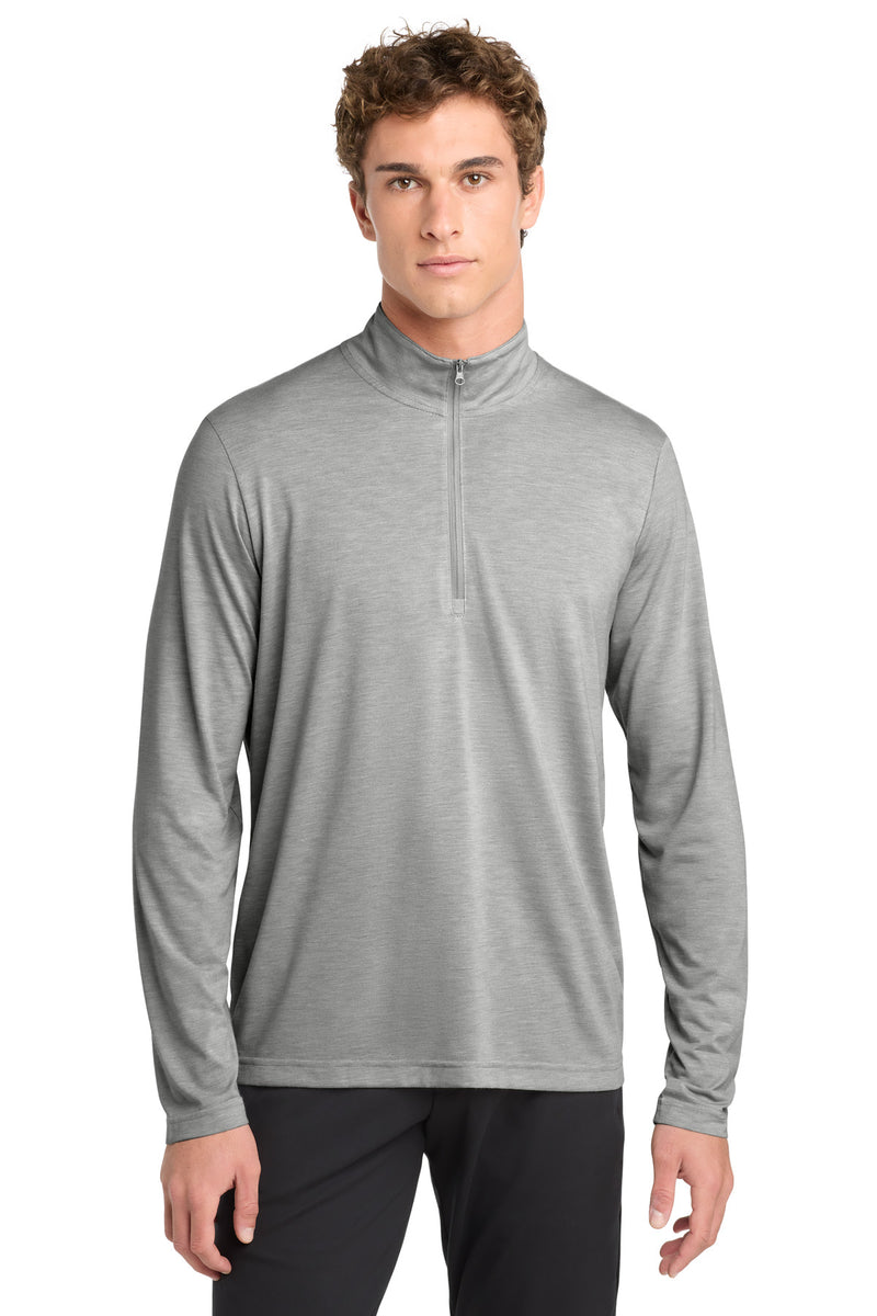 DRIEQUIP Tri-Blend 1/4-Zip Pullover with Moisture-Wicking Performance