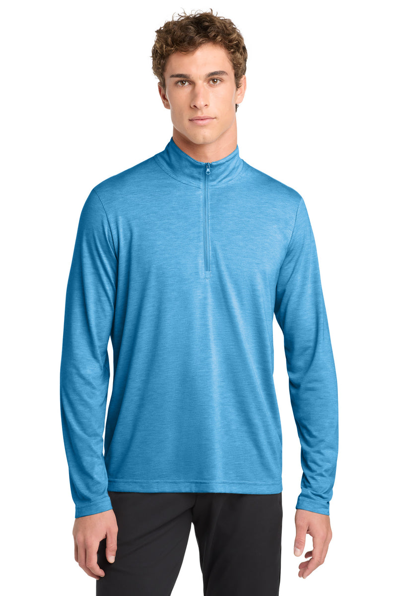 DRIEQUIP Tri-Blend 1/4-Zip Pullover with Moisture-Wicking Performance