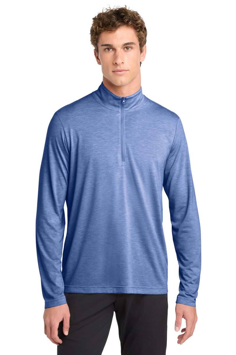 DRIEQUIP Tri-Blend 1/4-Zip Pullover with Moisture-Wicking Performance