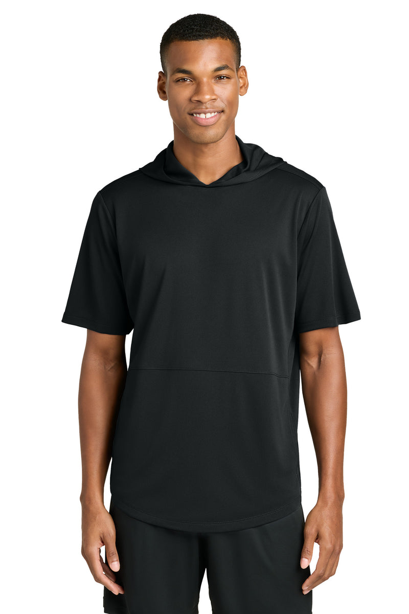 DRIEQUIP Club Short Sleeve Hoodie with Recycled Polyester