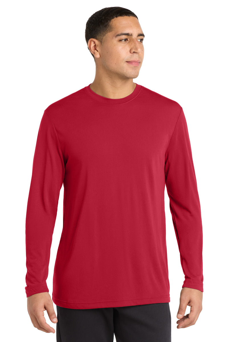 DRIEQUIP Cotton Touch Long Sleeve Tee with Color-Lock Technology