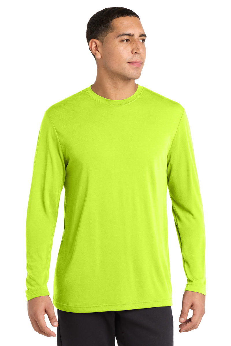 DRIEQUIP Cotton Touch Long Sleeve Tee with Color-Lock Technology