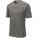 Grey Concrete Digital Camo Workout Moisture Wicking Tee