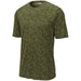 Olive Drab Green Digital Camo Workout Moisture Wicking Tee