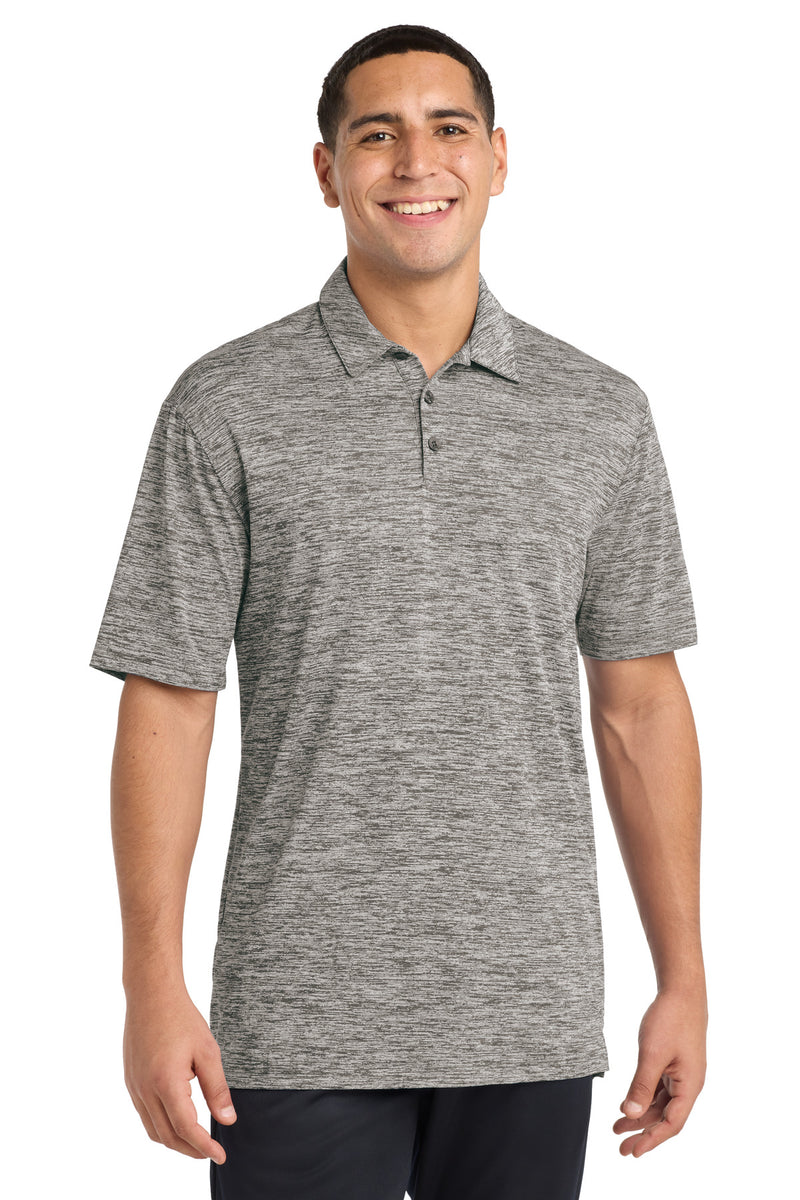 DRIEQUIP Moisture Wicking Electric Heather Polo