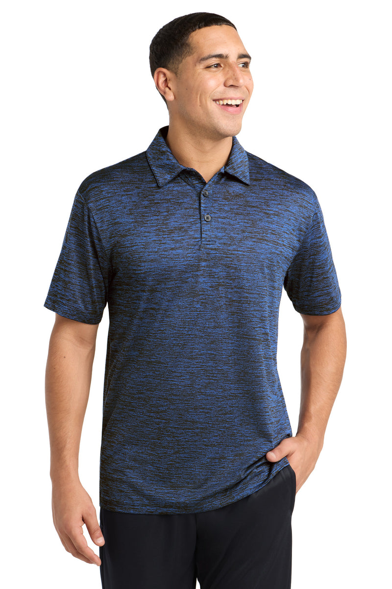 DRIEQUIP Moisture Wicking Electric Heather Polo