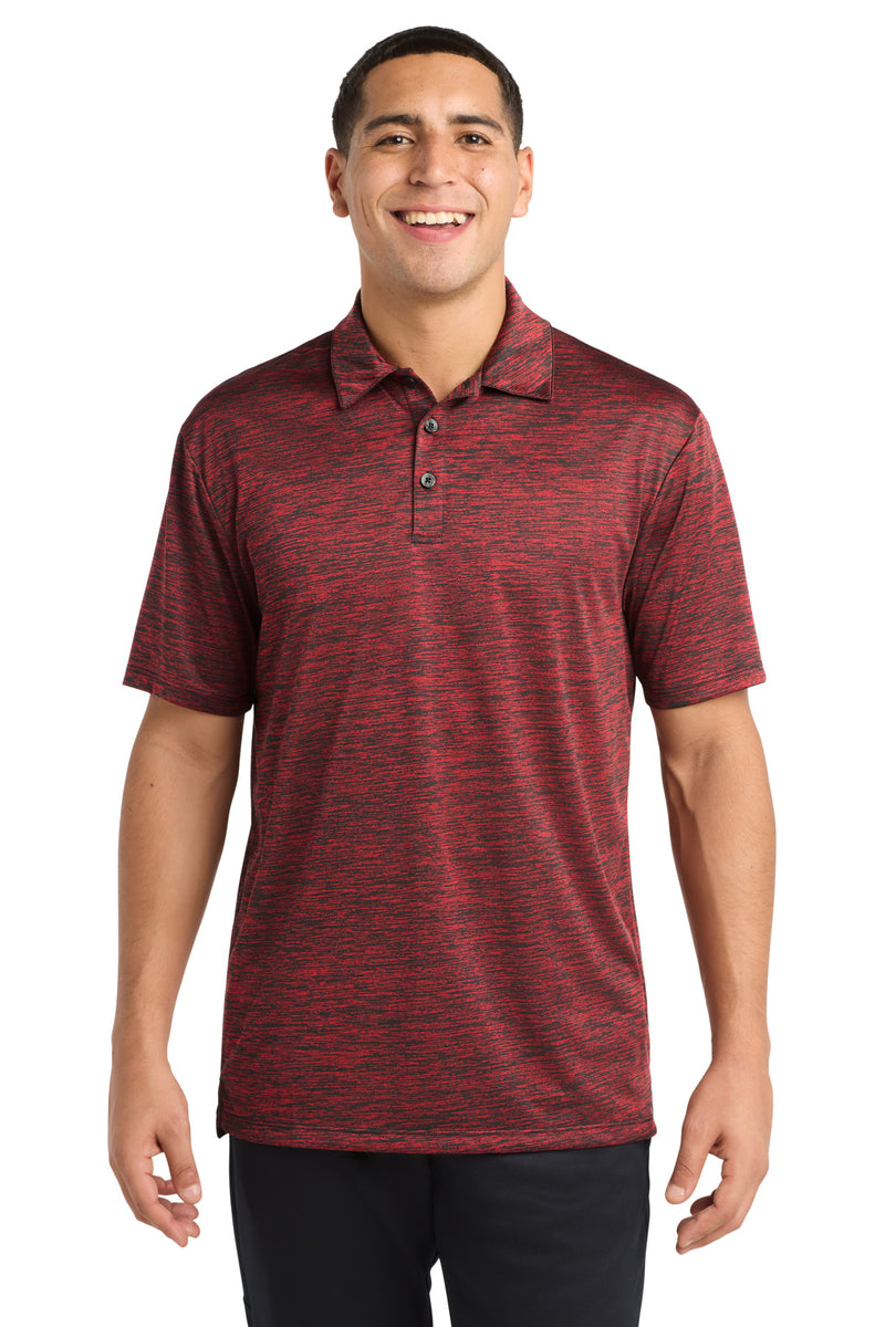DRIEQUIP Moisture Wicking Electric Heather Polo