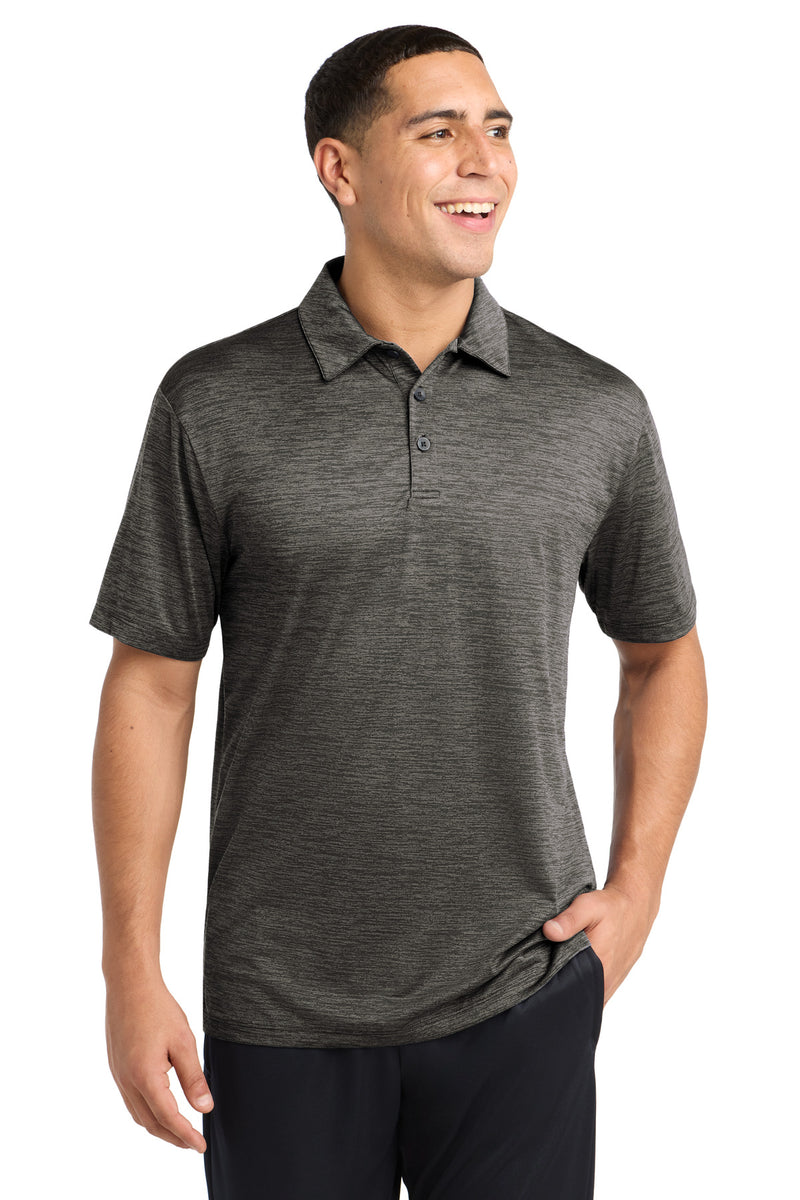 DRIEQUIP Moisture Wicking Electric Heather Polo