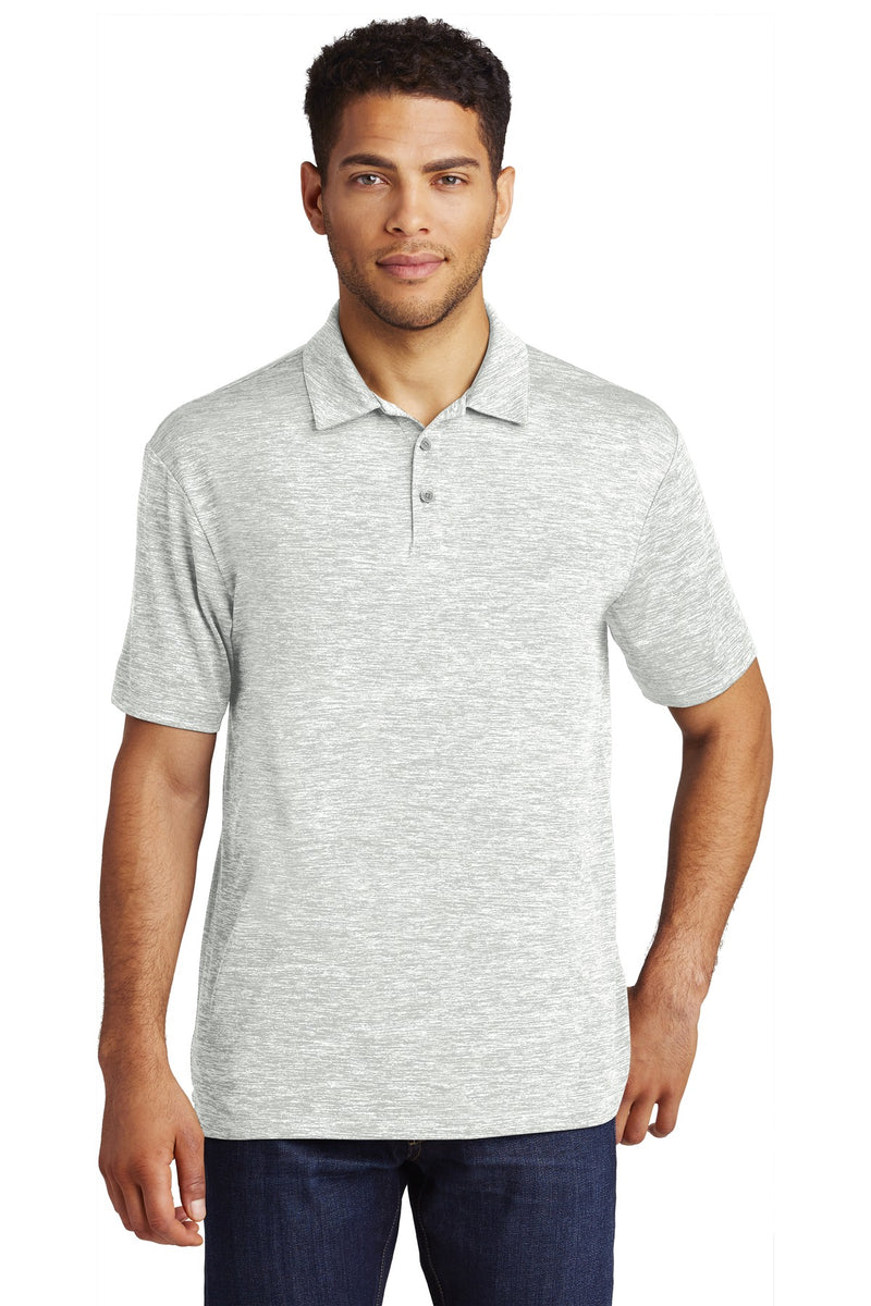 DRIEQUIP Moisture Wicking Electric Heather Polo.