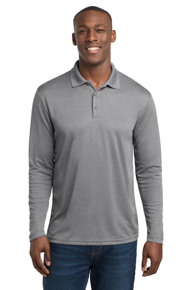 DRIEQUIP Moisture Wicking RacerMesh ® Long Sleeve Polo LS