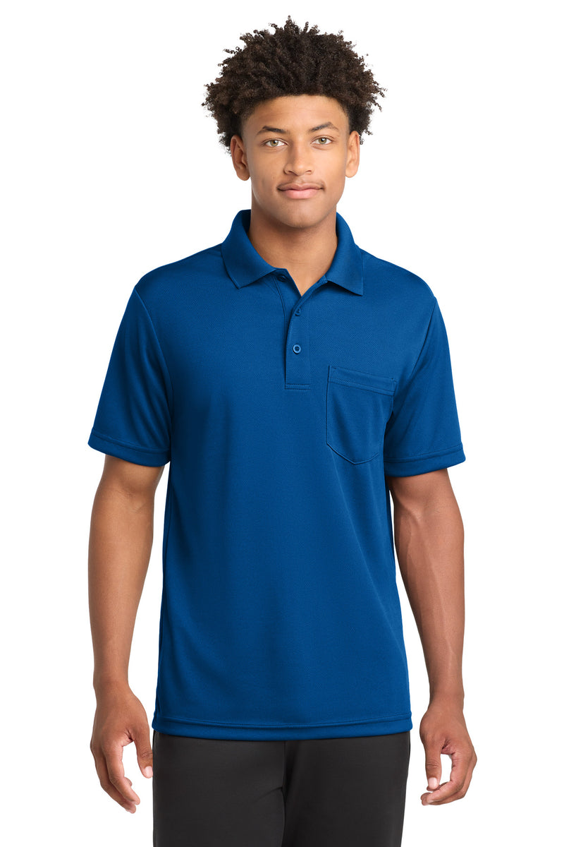 DRIEQUIP Moisture Wicking RacerMesh ® Pocket Polo