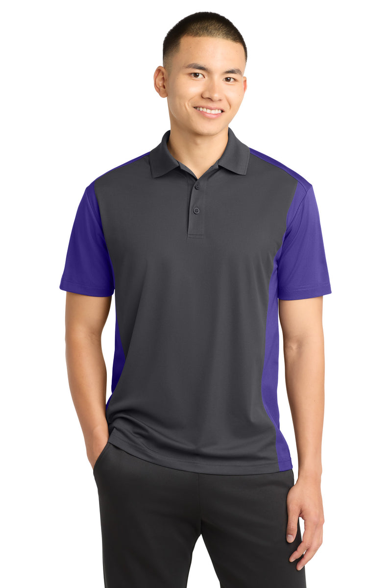 DRIEQUIP Colorblock Micropique Sport-Wick ® Polo