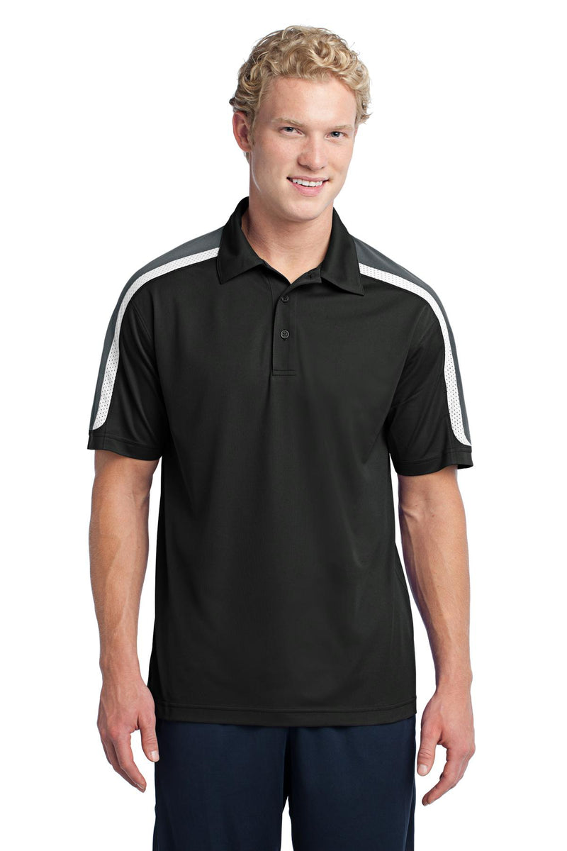 DRIEQUIP Tricolor Shoulder Micropique Sport-Wick ® Polo.