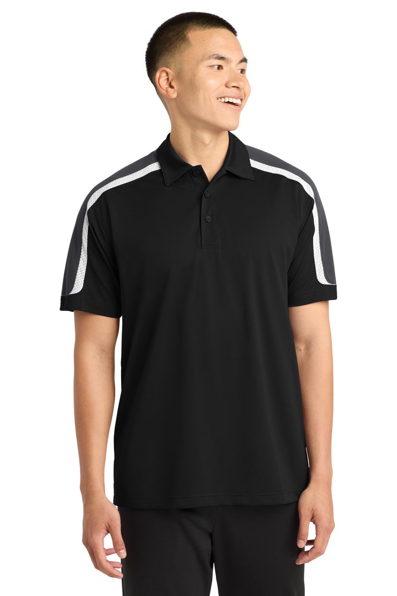DRIEQUIP Tricolor Shoulder Micropique Sport-Wick ® Polo