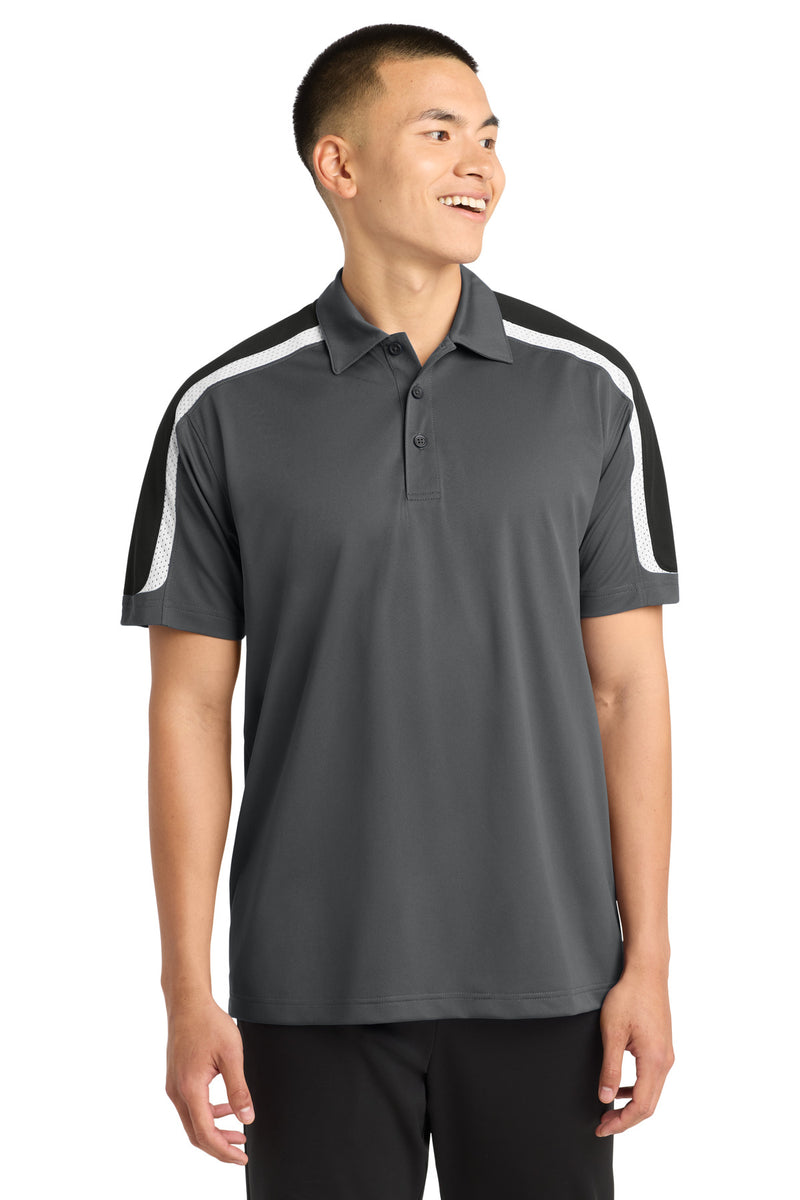 DRIEQUIP Tricolor Shoulder Micropique Sport-Wick ® Polo