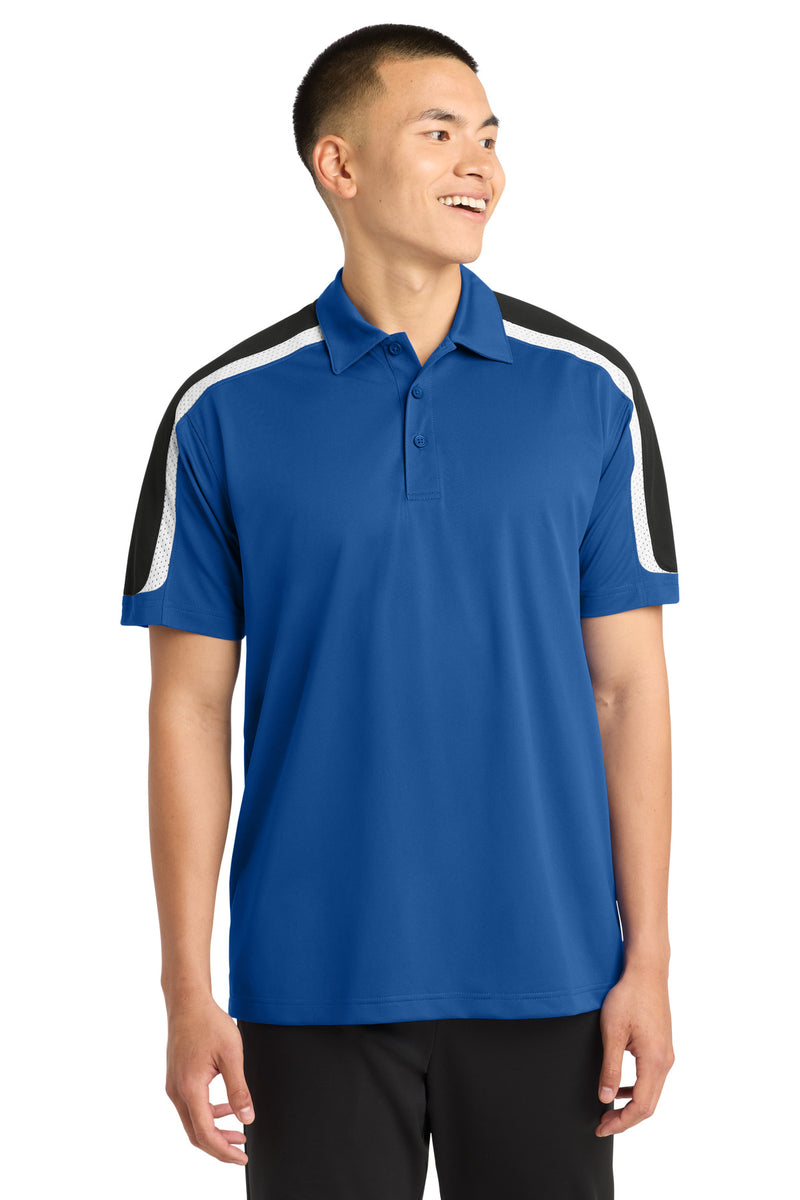 DRIEQUIP Tricolor Shoulder Micropique Sport-Wick ® Polo