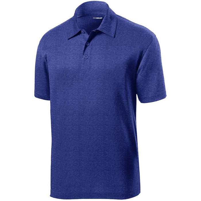 Men's Moisture Wicking Snag Resistant Polo Cobalt Heather