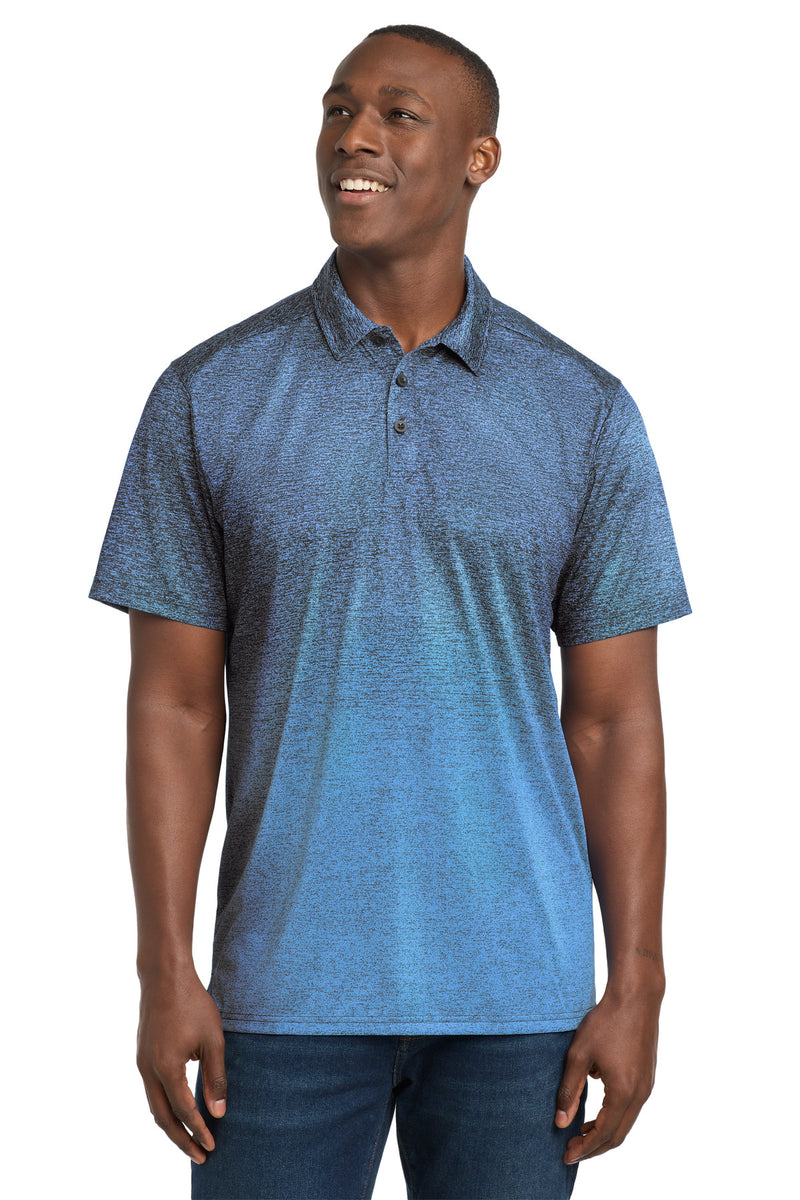 DRIEQUIP Ombre Heather Polo