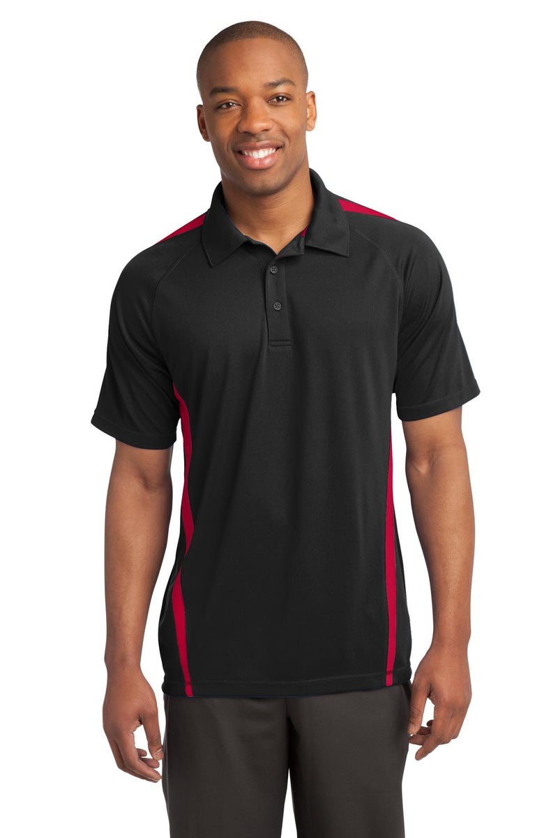 DRIEQUIP Moisture Wicking Micro-Mesh Colorblock Polo.