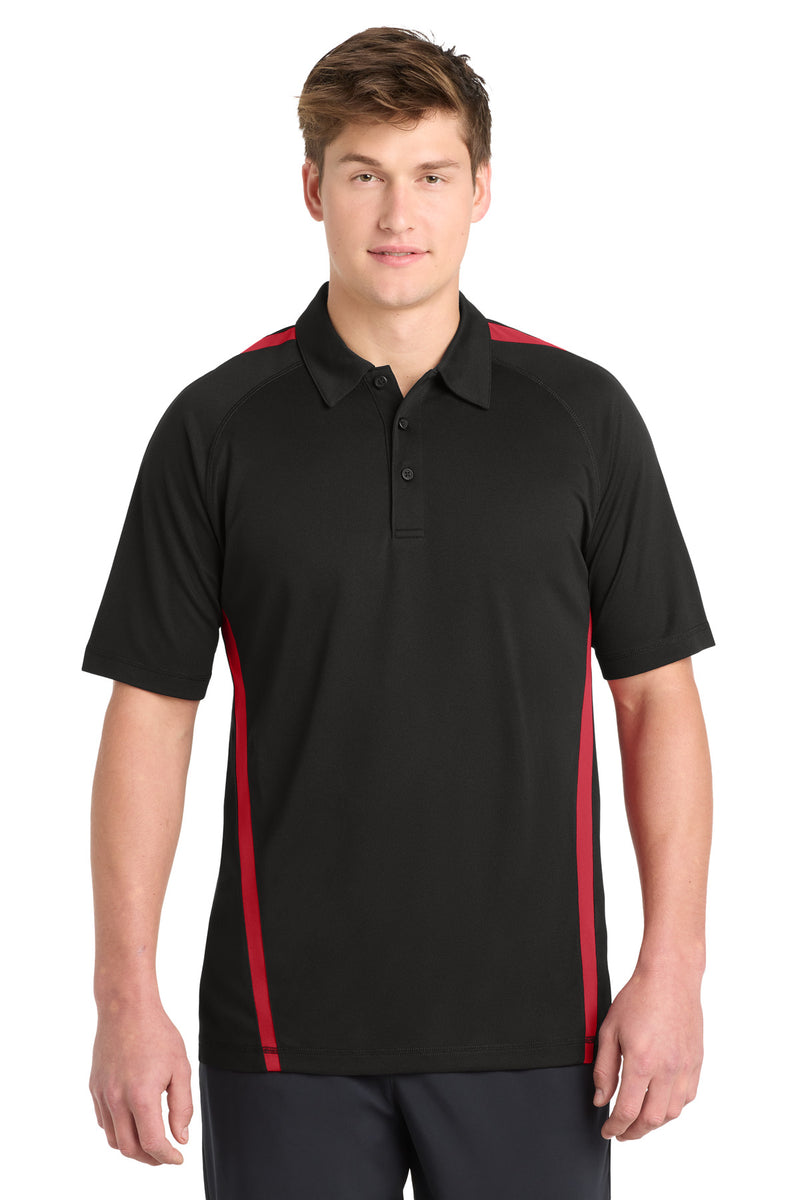 DRIEQUIP Moisture Wicking Micro-Mesh Colorblock Polo