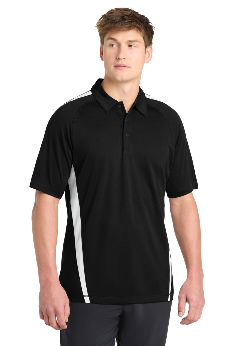 DRIEQUIP Moisture Wicking Micro-Mesh Colorblock Polo