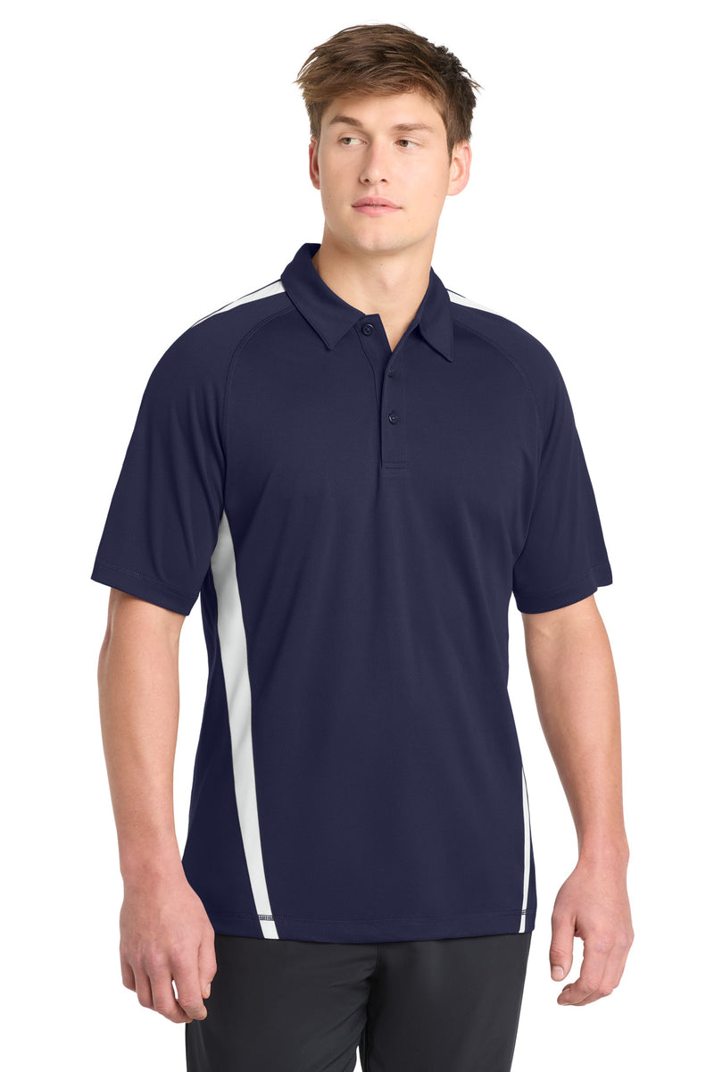 DRIEQUIP Moisture Wicking Micro-Mesh Colorblock Polo.