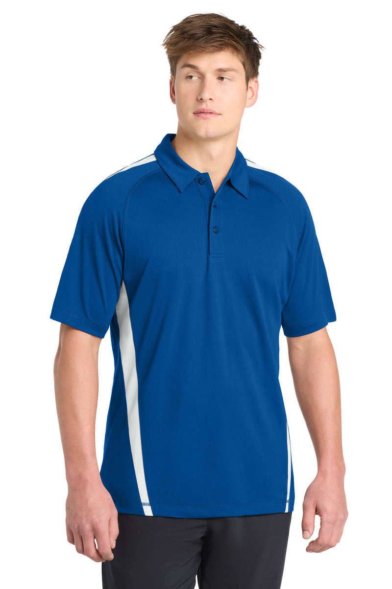 DRIEQUIP Moisture Wicking Micro-Mesh Colorblock Polo.