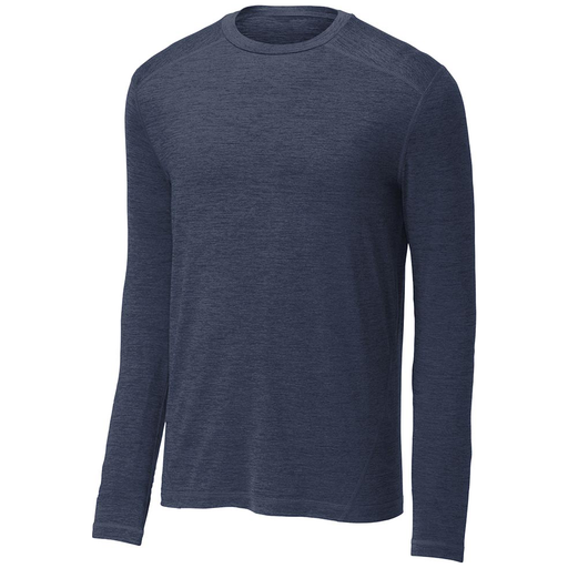 Exchange 1.5 Long Sleeve Crew in Denim Heather - Experience comfort and style in this versatile long sleeve crew. Perfect for any occasion.