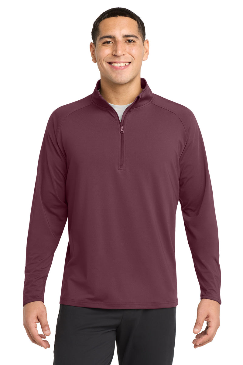 DRIEQUIP Stretch 1/4-Zip Pullover with Moisture-Wicking Performance