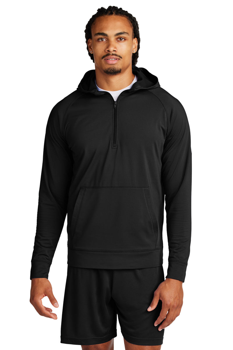 DRIEQUIP Stretch 1/2-Zip Hoodie with Moisture-Wicking Performance