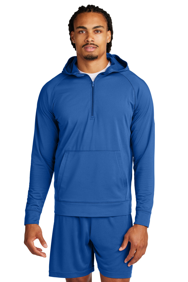 DRIEQUIP Stretch 1/2-Zip Hoodie with Moisture-Wicking Performance