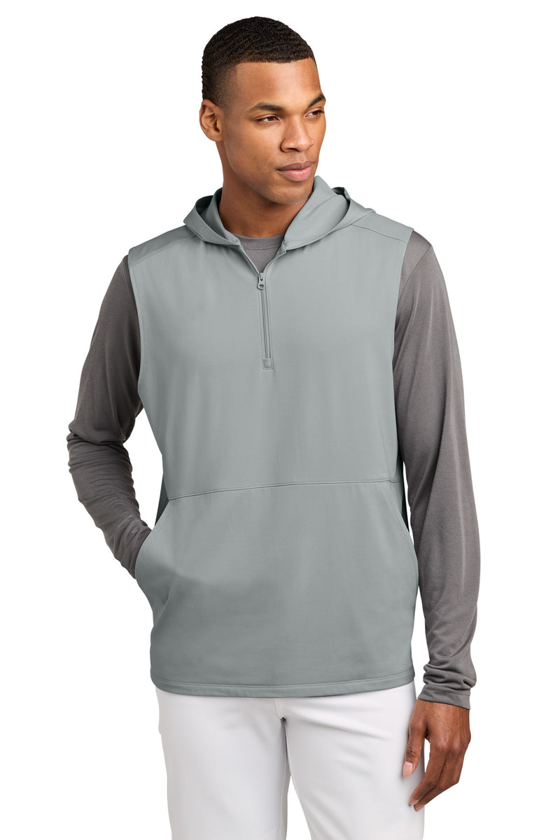 DRIEQUIP ®  Sport-Wick ®  Stretch Sleeveless Hooded 1/4-Zip ST858