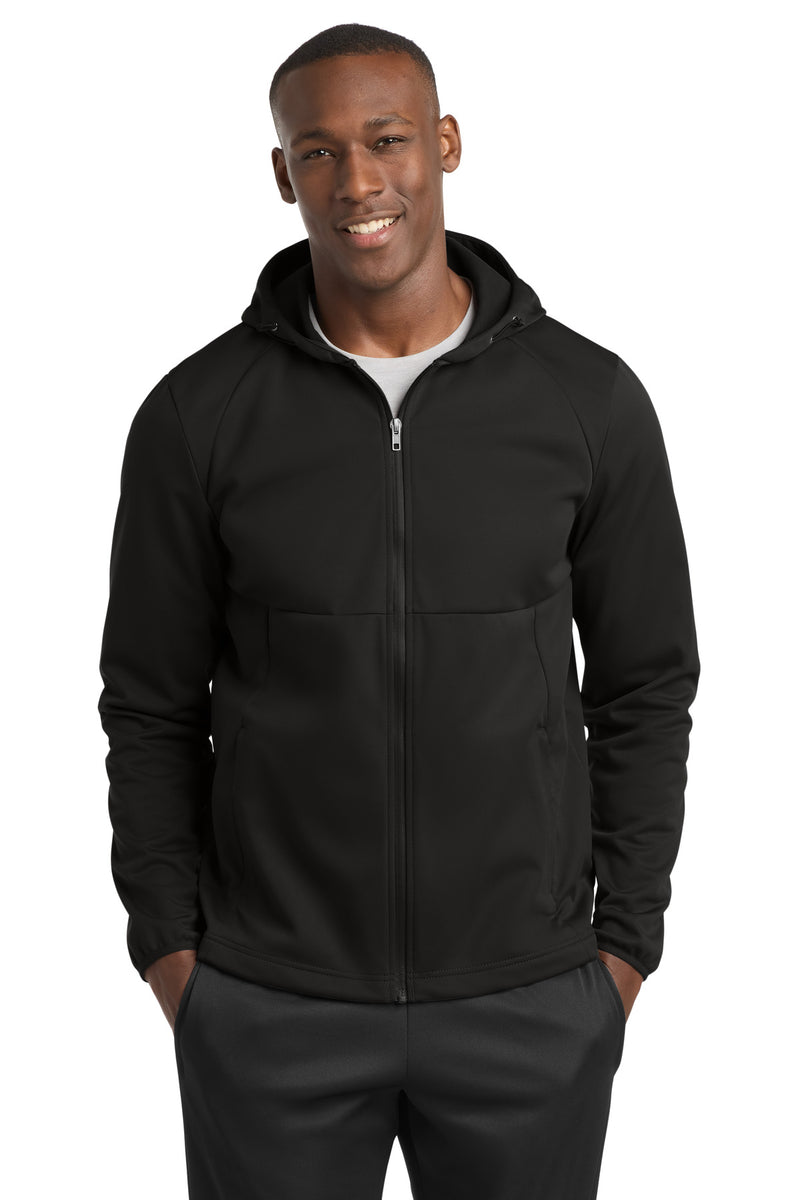 DRIEQUIP Hooded Soft Shell Jacket with Water-Resistant Coating