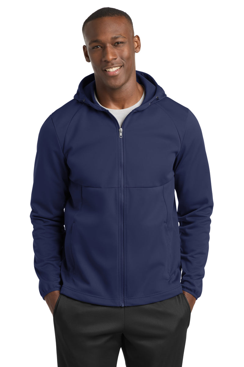 DRIEQUIP Hooded Soft Shell Jacket with Water-Resistant Coating