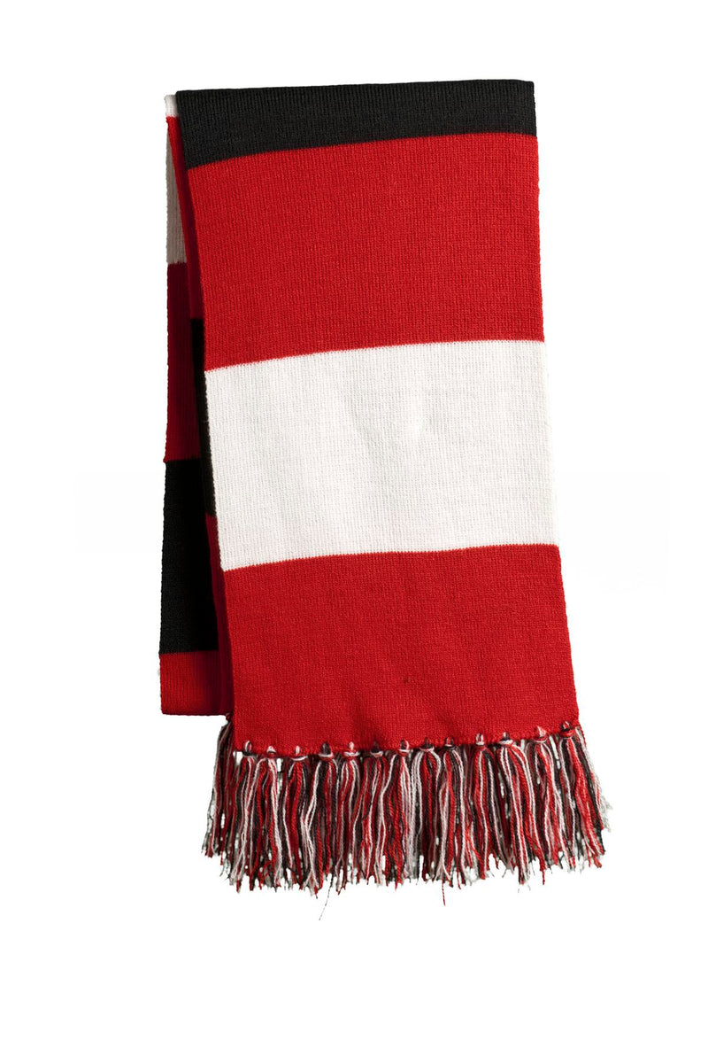 DRIEQUIP Spectator Scarf with Fringe Detail
