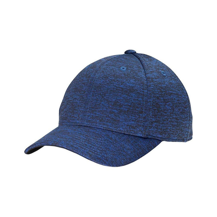 Electric Heather Cap in Royal/Black Electric - Make a bold statement with this mid-profile cap featuring PosiCharge technology for lasting vibrancy.