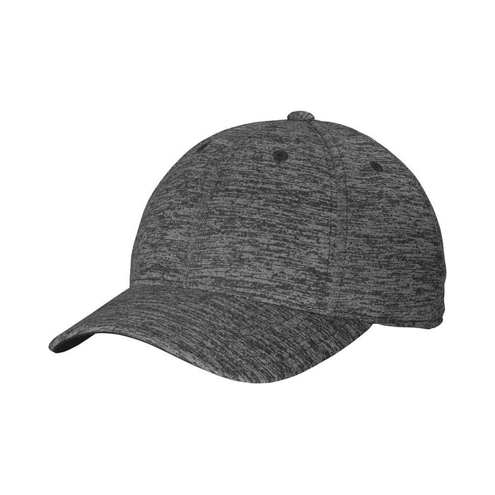 Electric Heather Cap in Grey/Black Electric - Step into comfort and style with this adjustable snap cap, perfect for a modern and trendy appearance.