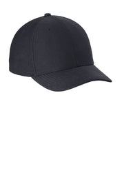 Navy baseball cap on a white background