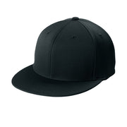 Black baseball cap on a white background