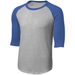 Heather Grey/Royal Jersey Tee