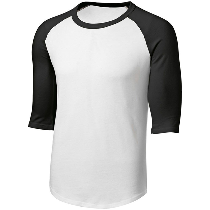 White/Black Jersey Tee