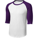 White/Purple Jersey Tee