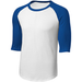 White/Royal Jersey Tee