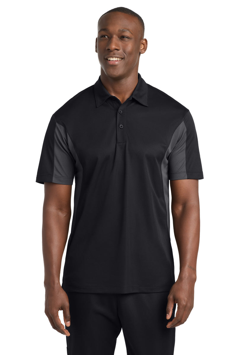 DRIEQUIP Tall Side Blocked Micropique Sport-Wick ® Polo. T
