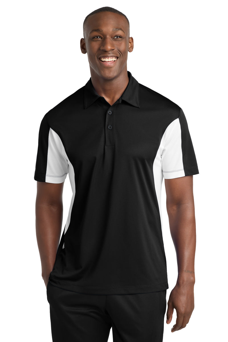 DRIEQUIP Tall Side Blocked Micropique Sport-Wick ® Polo T