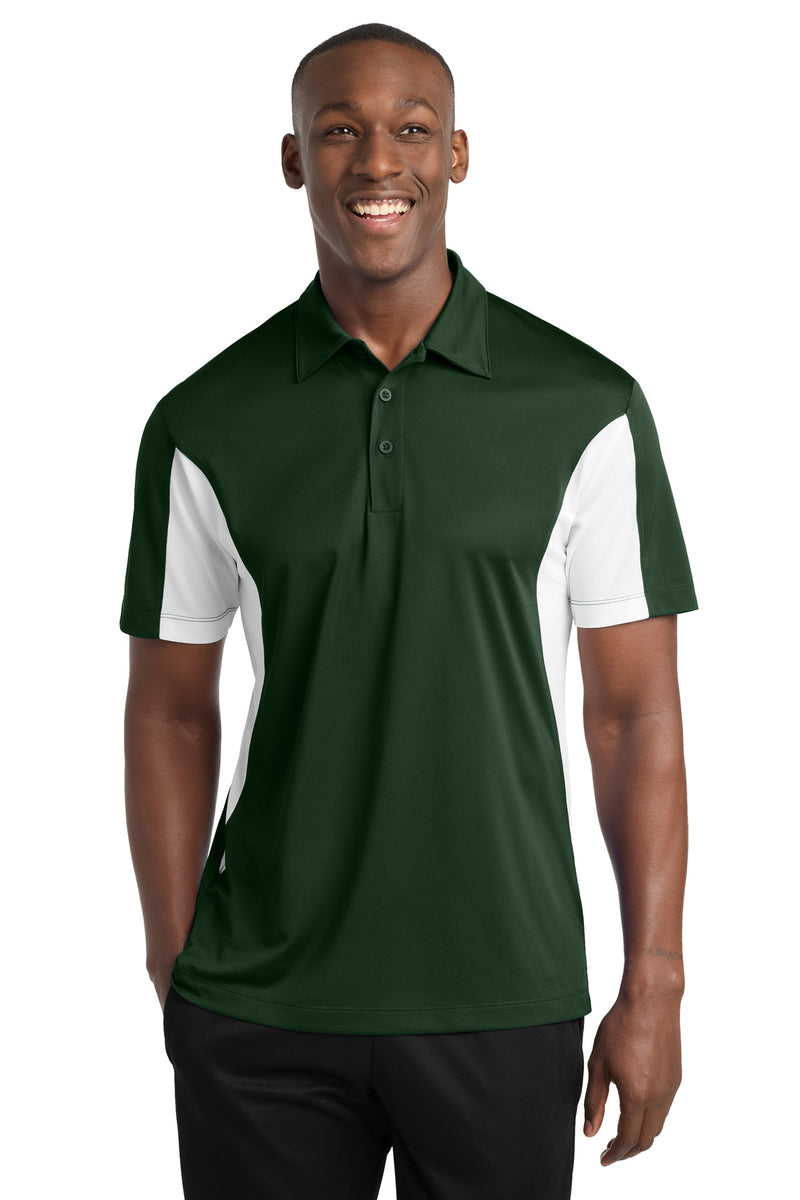 DRIEQUIP Tall Side Blocked Micropique Sport-Wick ® Polo. T