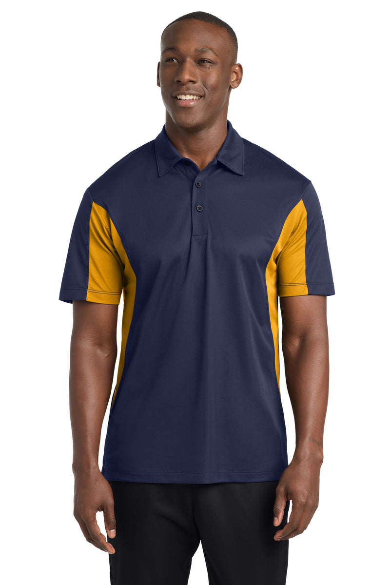 DRIEQUIP Tall Side Blocked Micropique Sport-Wick ® Polo T
