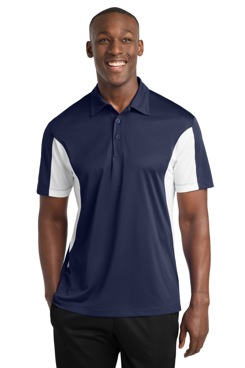 DRIEQUIP Tall Side Blocked Micropique Sport-Wick ® Polo. T