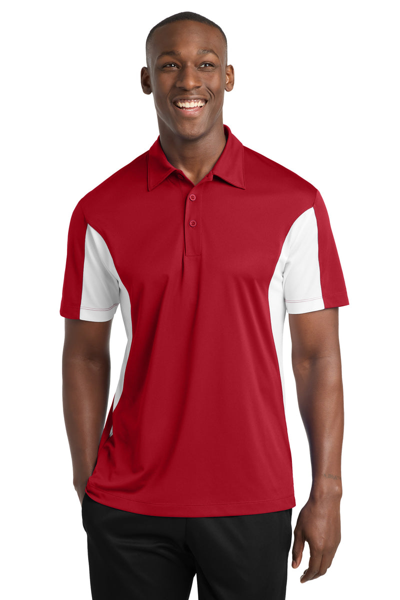 DRIEQUIP Tall Side Blocked Micropique Sport-Wick ® Polo T